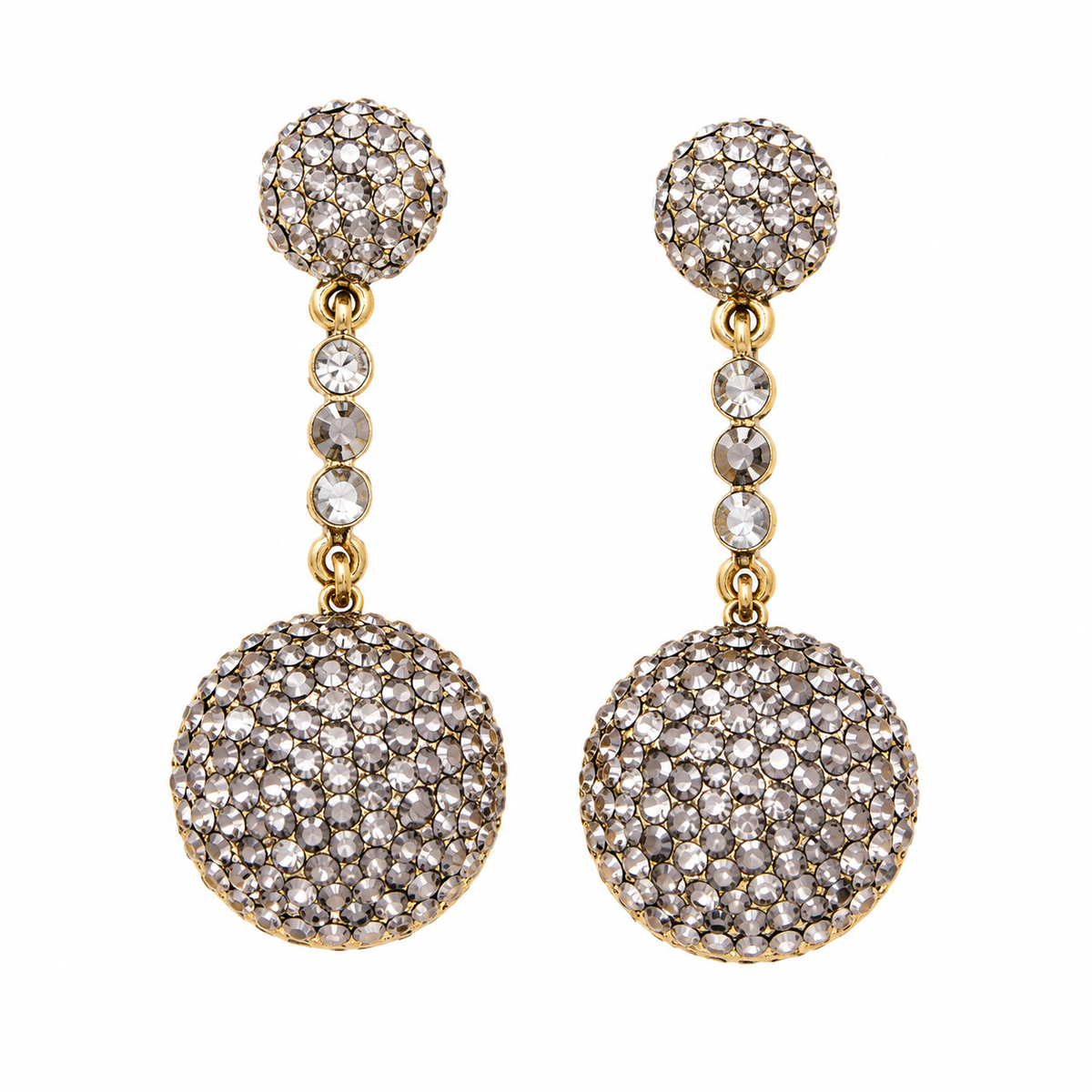 Luna Glow- Stone studded dangler earrings