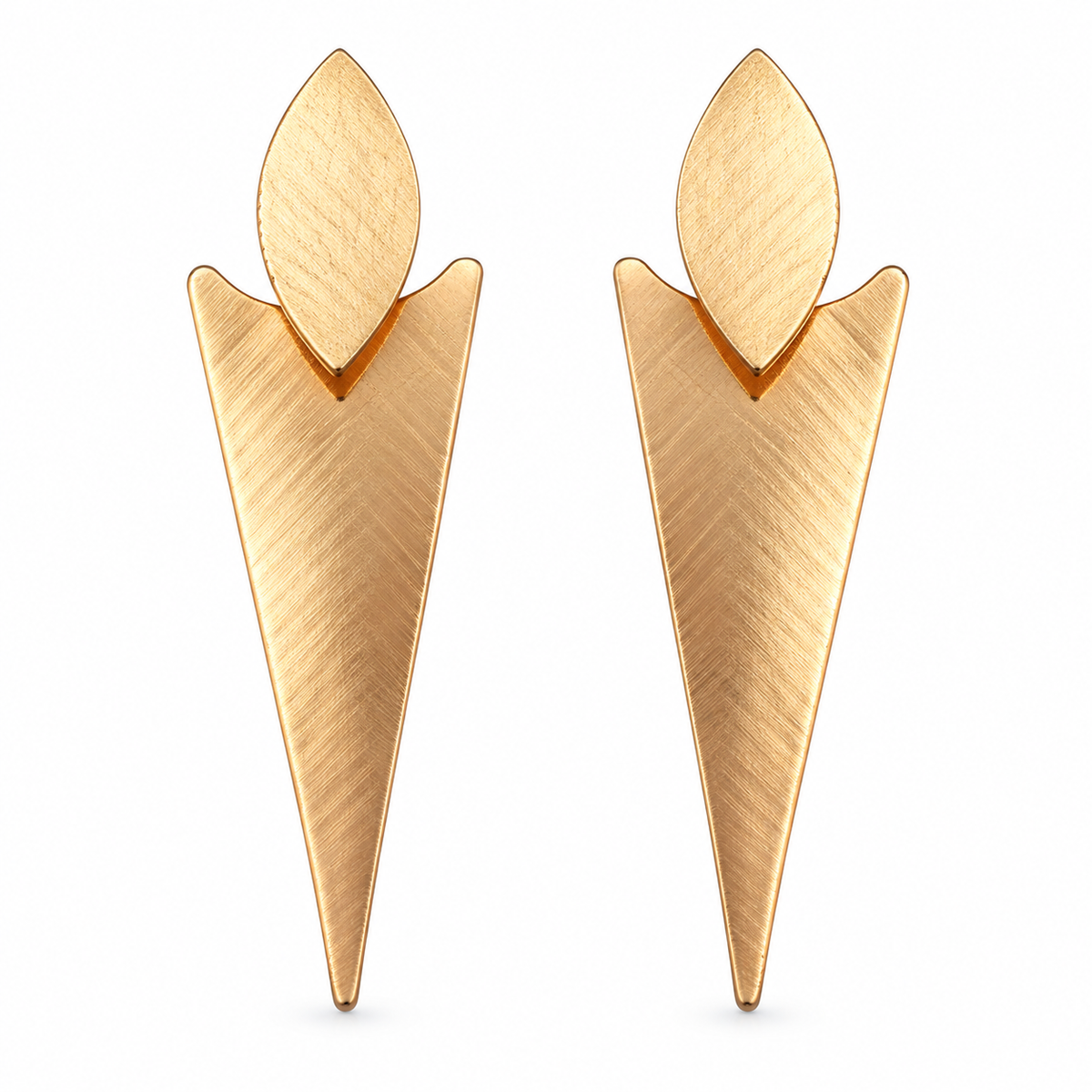 Dune Flow- Metallic Dangler Earrings