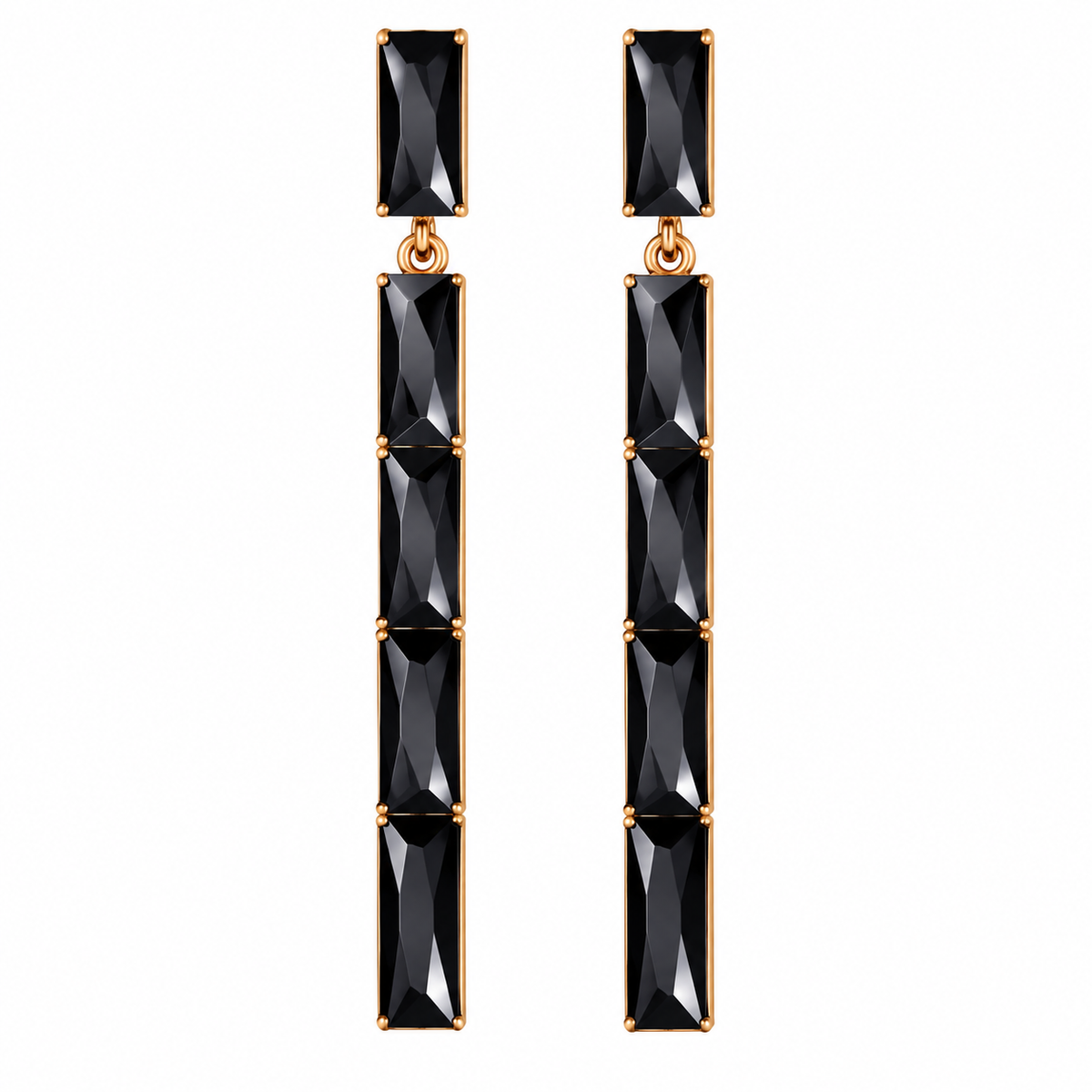 Spark Line- Minimal Long Dangler Earrings