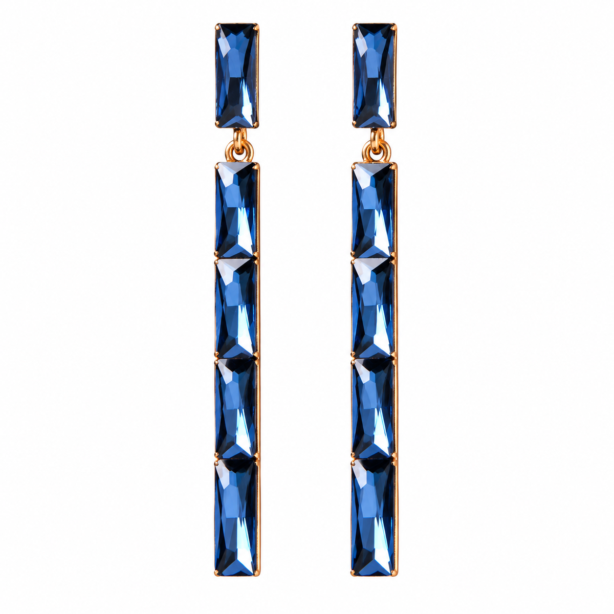 Spark Line- Minimal Long Dangler Earrings