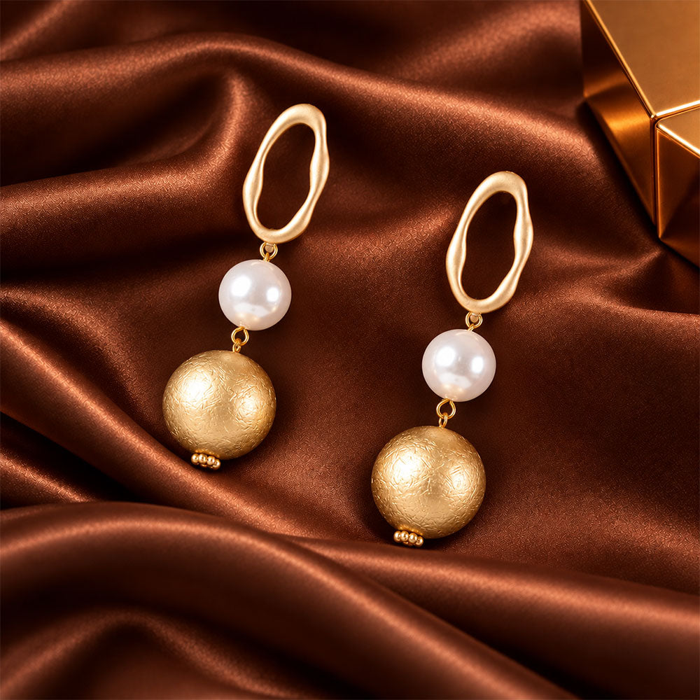 Pearl whisper- Pearly Dangler Earrings