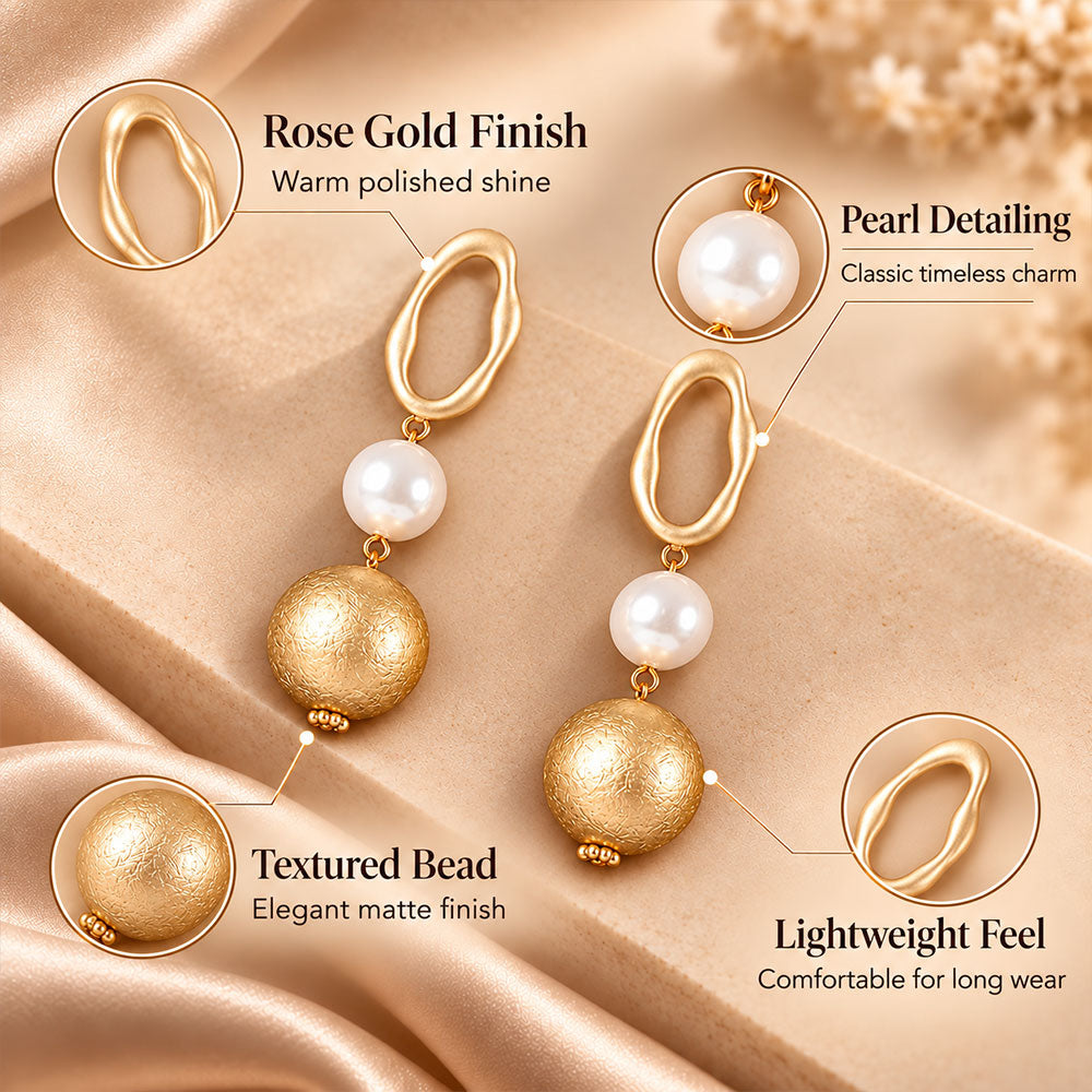 Pearl whisper- Pearly Dangler Earrings