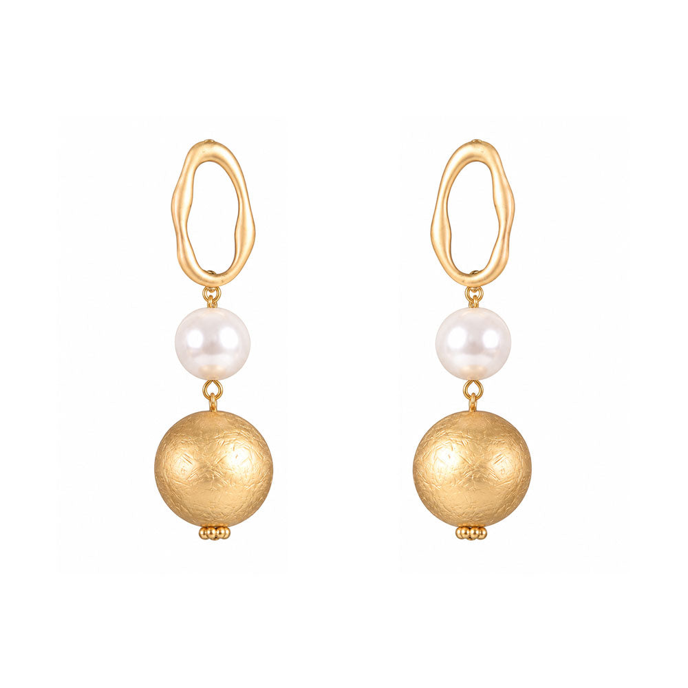 Pearl whisper- Pearly Dangler Earrings