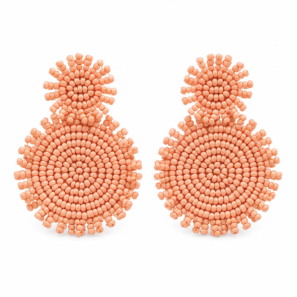 beads buddy- Beaded Dangler earrings