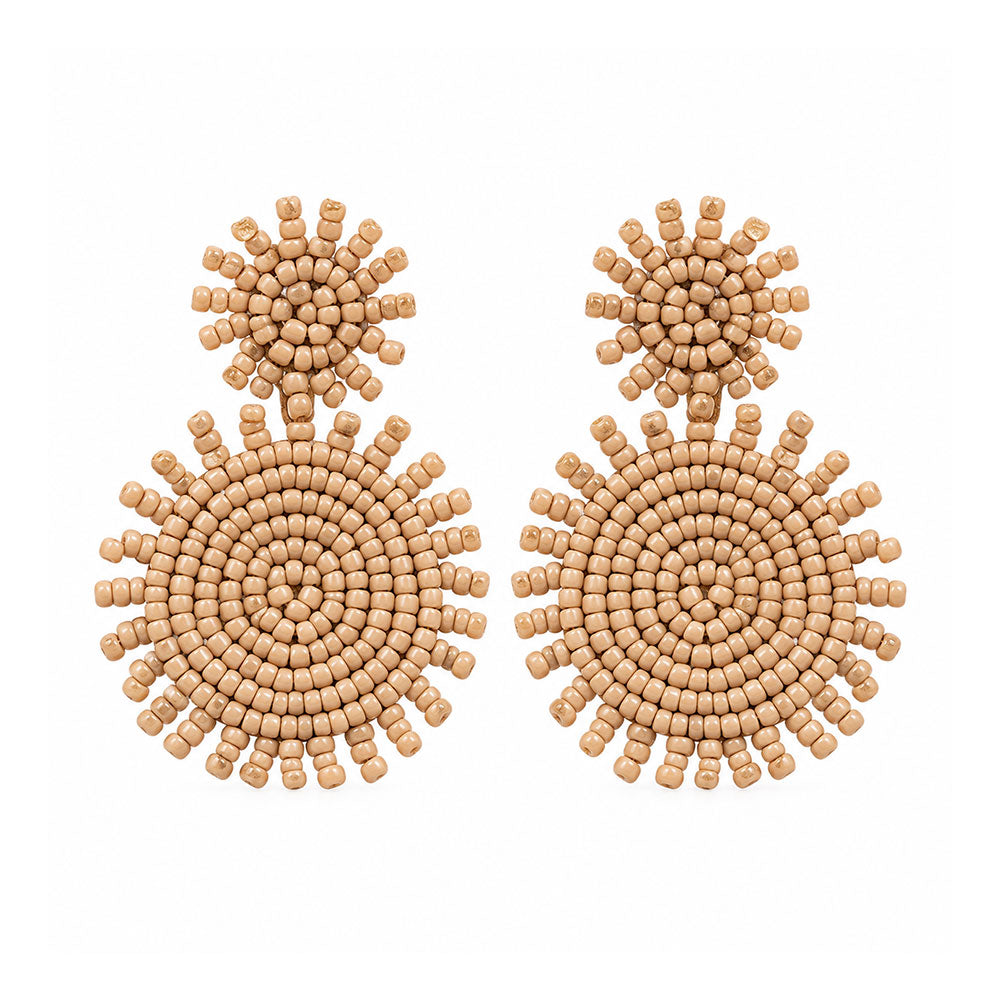 beads buddy- Beaded Dangler earrings