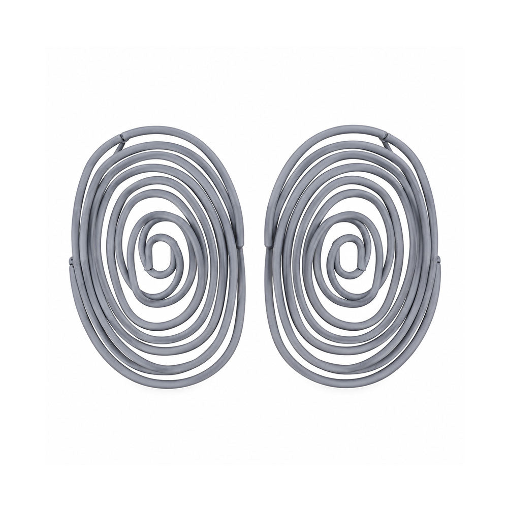 Swirly suits- Swirly stud earrings