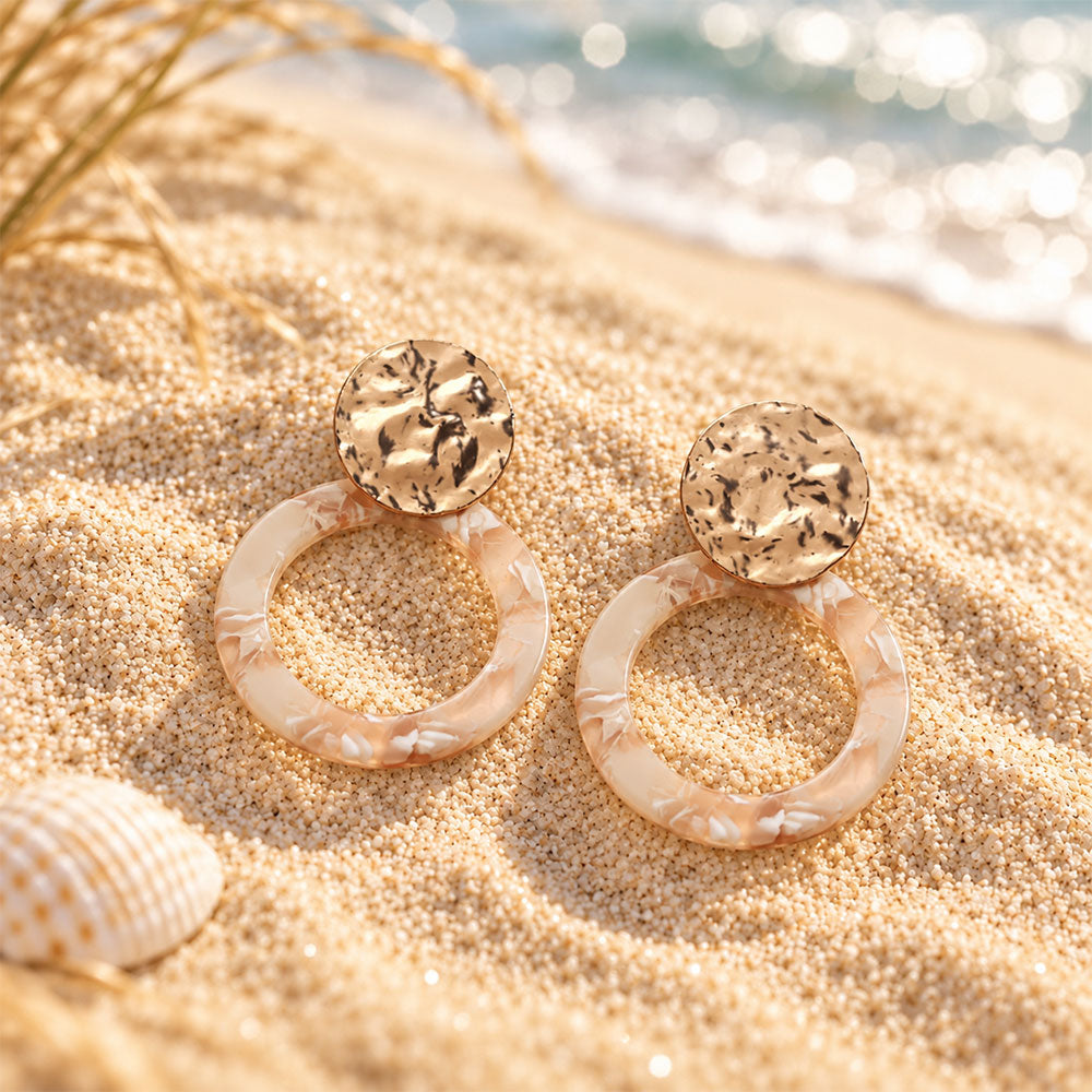 Golden Mold- Dangler earrings