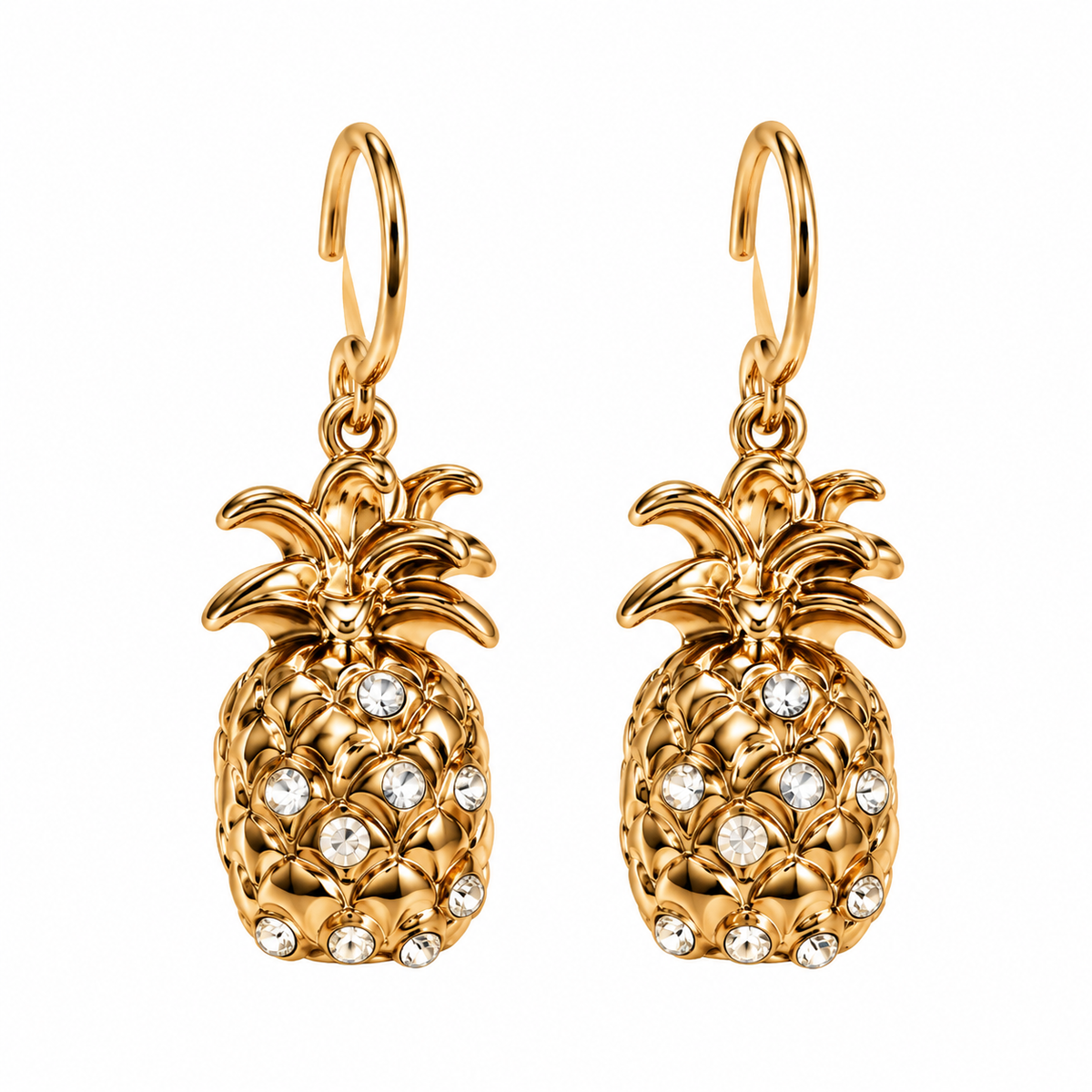 Golden Edge- Golden Dangler Earrings