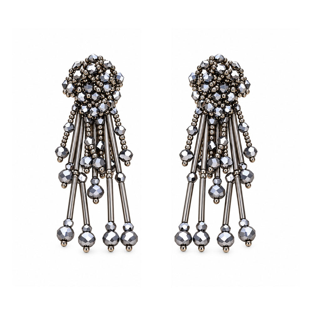 Disco Dazzle- Sparkly stone studded Dangler earrings