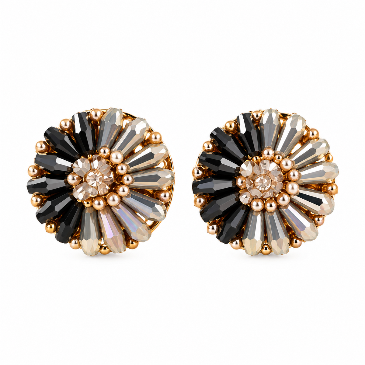 Bright Beauty- Stone studded stud earrings