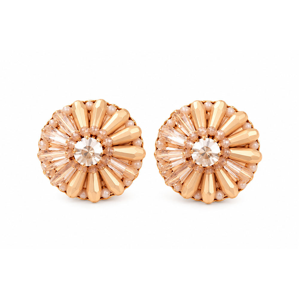 Bright Beauty- Stone studded stud earrings
