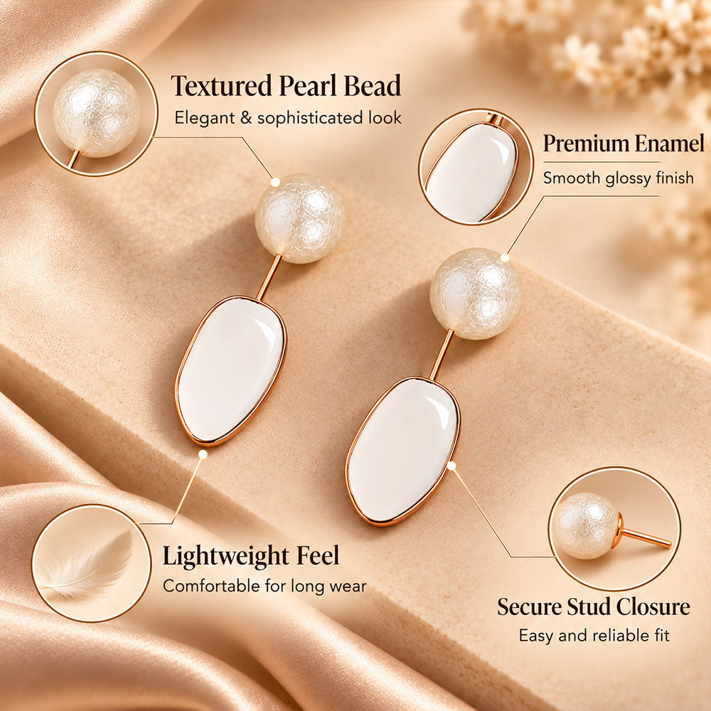 Moon Mystery- Sleek dangler earrings