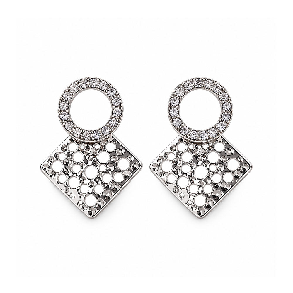 diamond drop- Stone studded Stud earrings