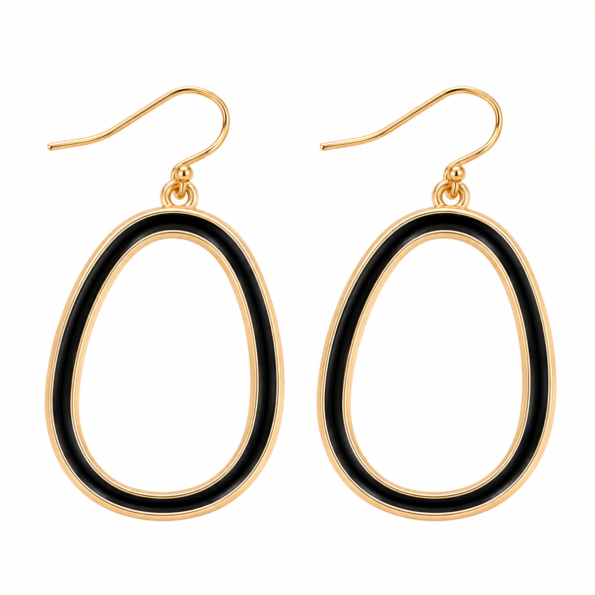 Soft Edge- Circular Dangler Earrings