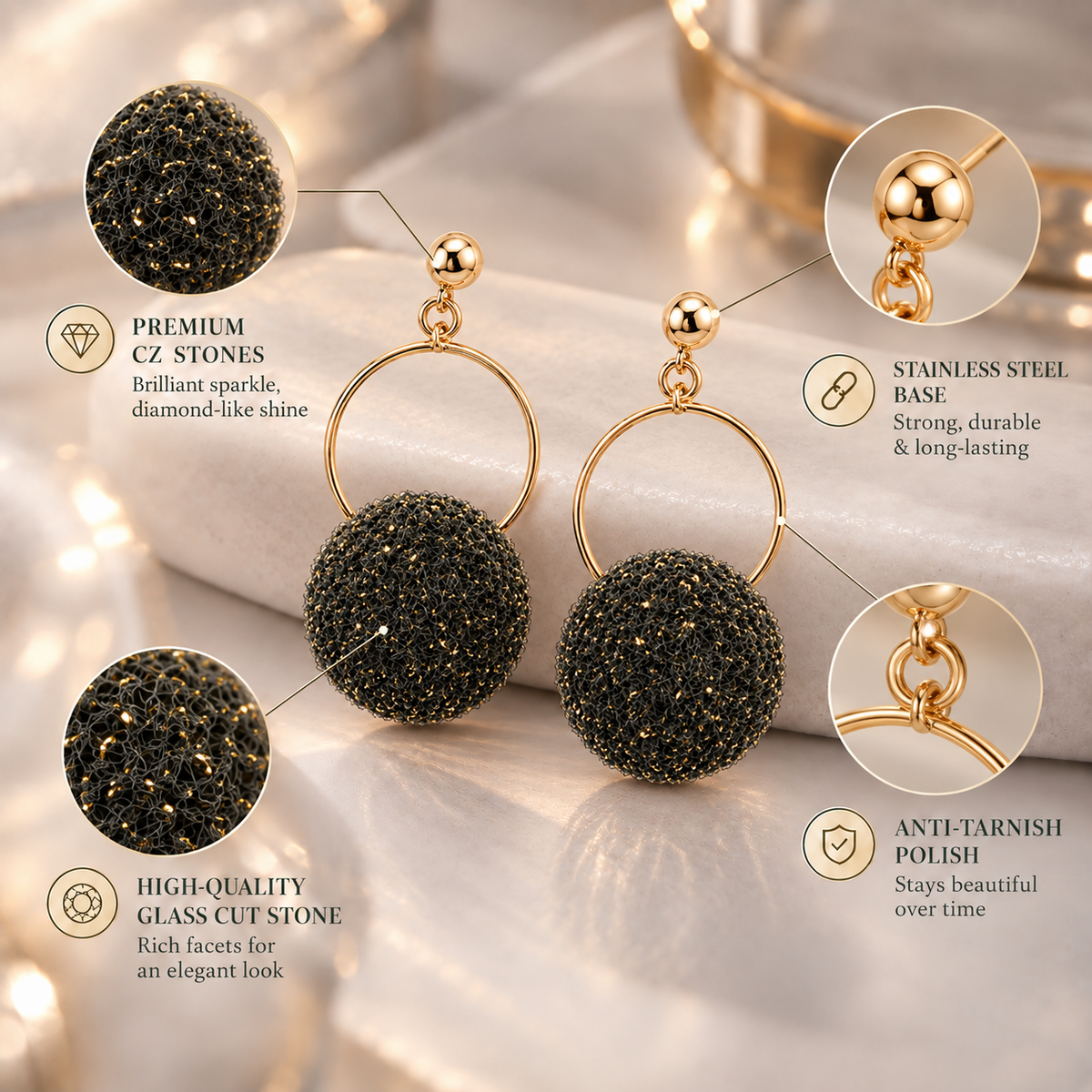 Wild Spirit- Statement Dangler earrings