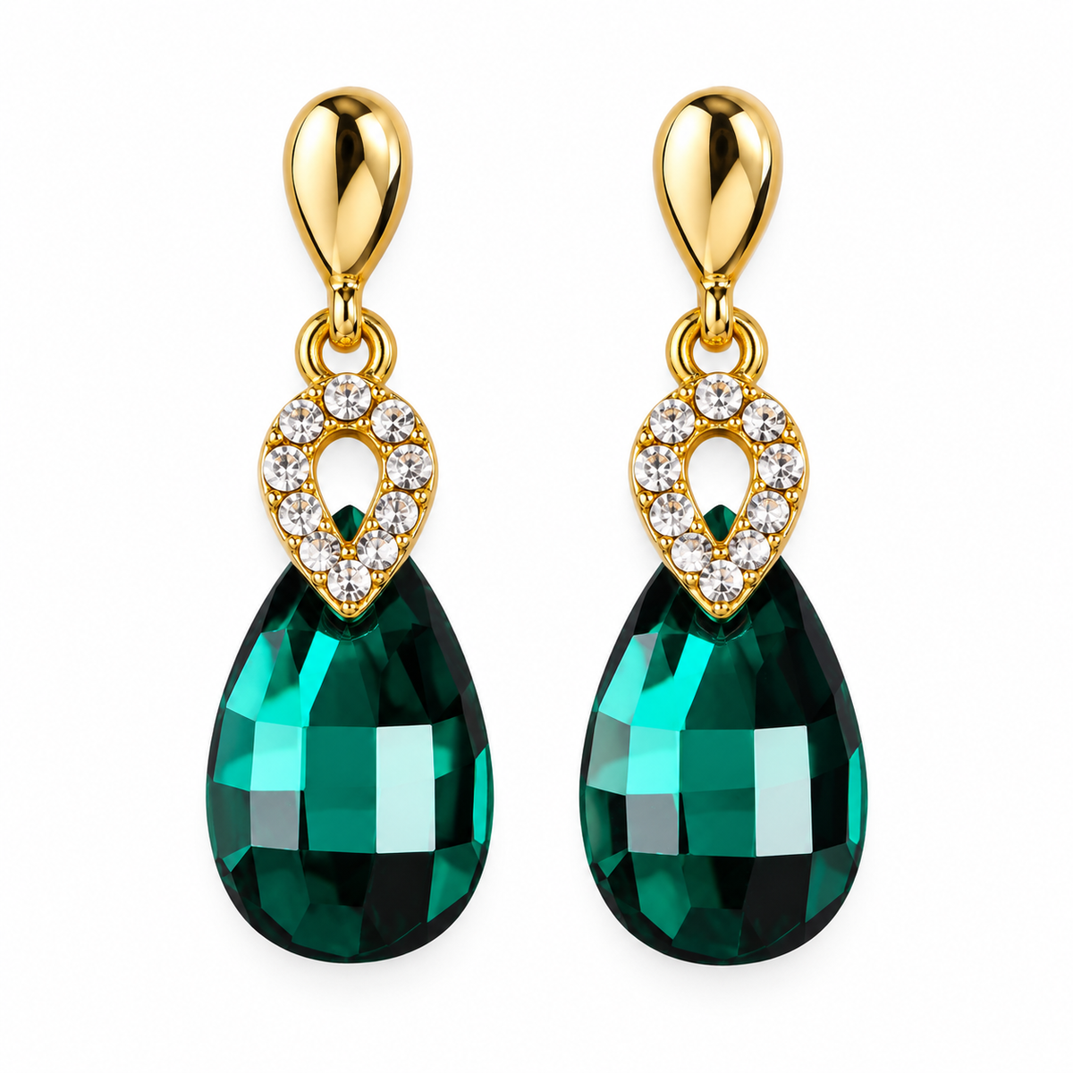 Dazzeling Diva- Stone Studded dangler earrings
