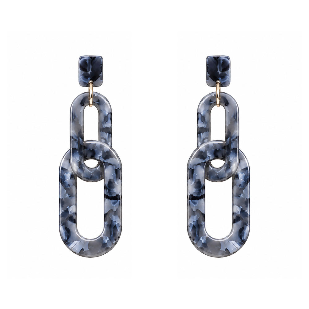 Earth Vein- Marble textured Dangler earrings