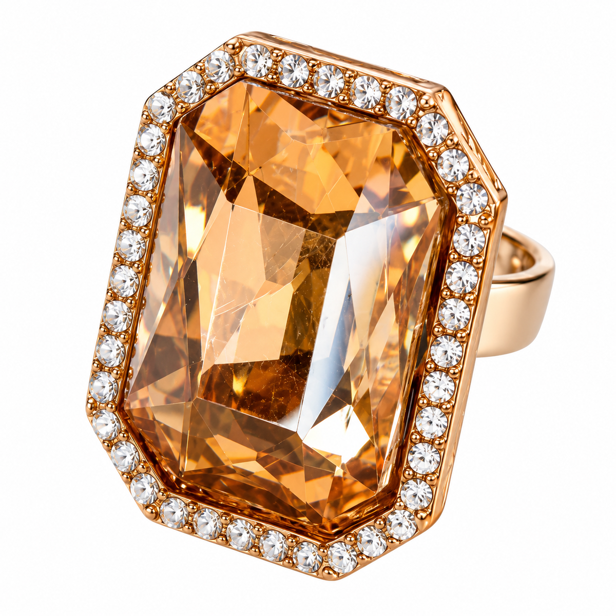 Auric Glow- Stone studded ring