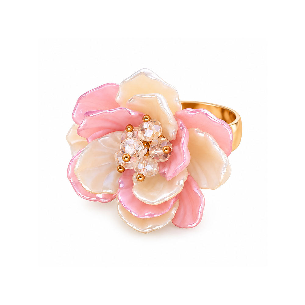 Pure Gleam- Flower shaped ring