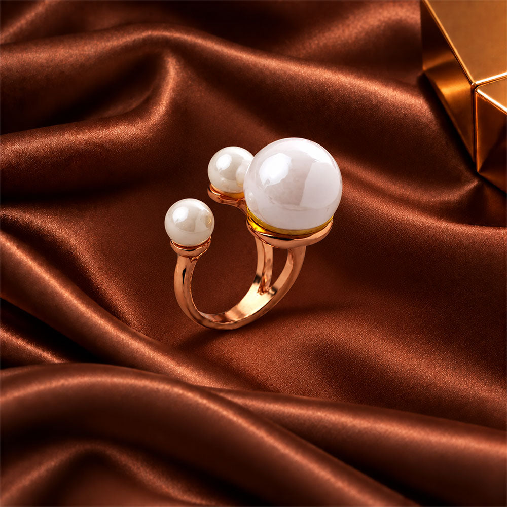 Gilded Glow- Shiny Metal Ring
