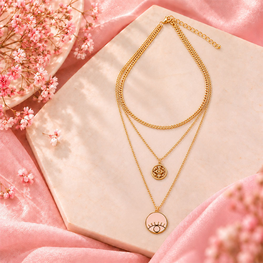 Willow Chain- golden  layered necklace