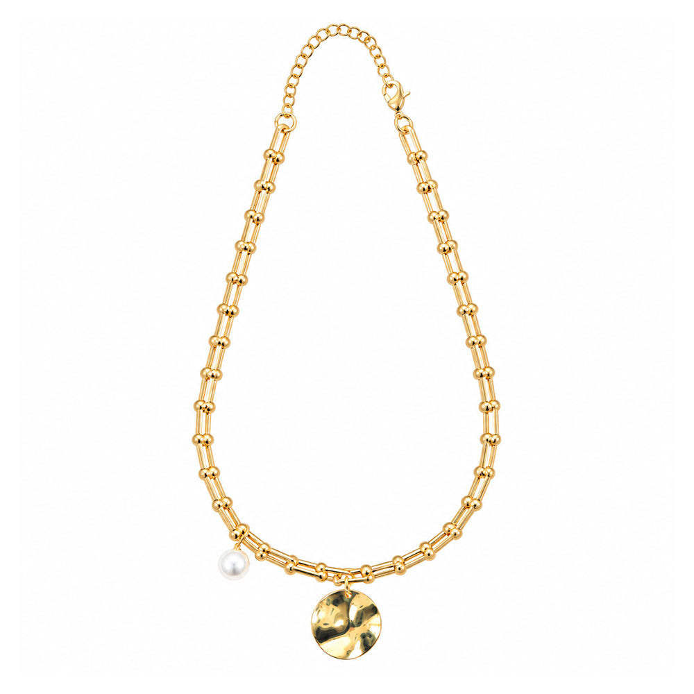 Sunkissed Layers- golden  layered necklace