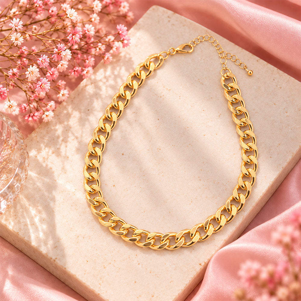 Golden Horizon- golden  layered necklace
