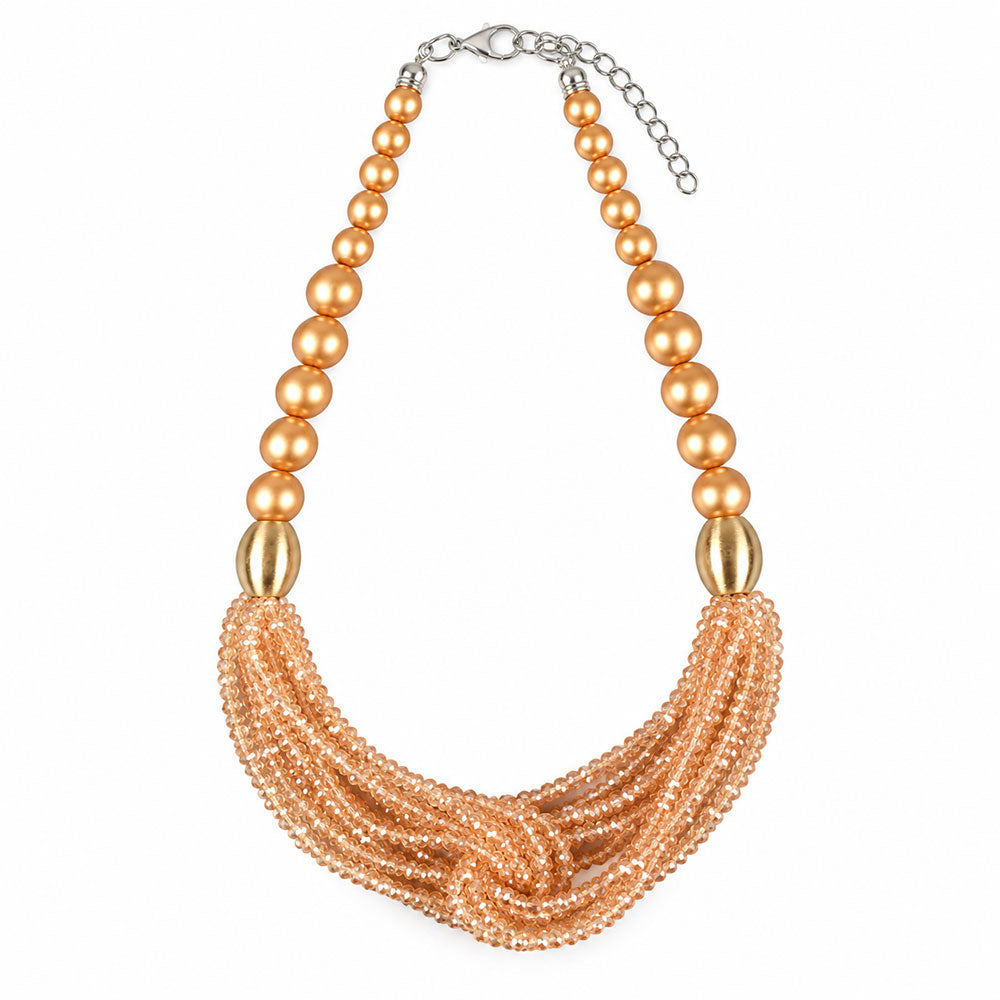 Colour Storm- Beaded Statement Neckpiece