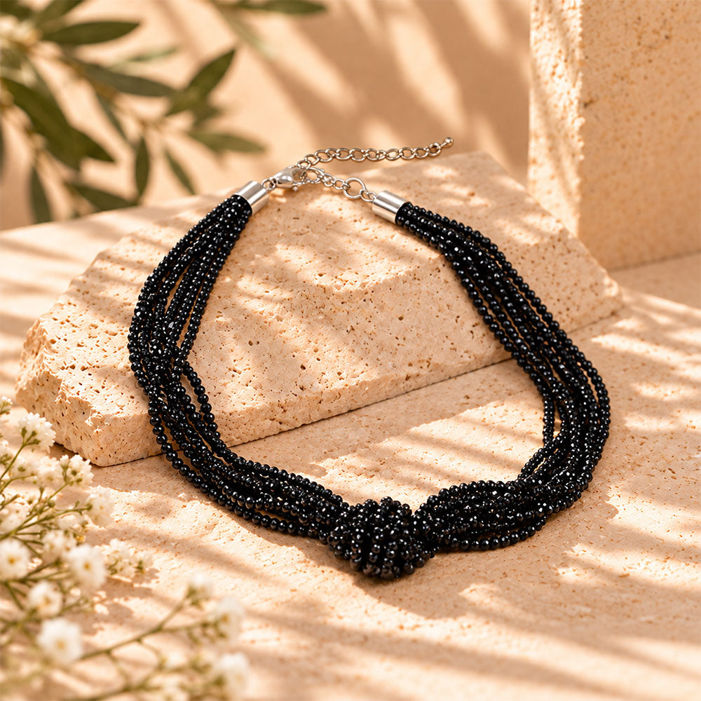 Viva Rhythm- Beaded Statement Neckpiece