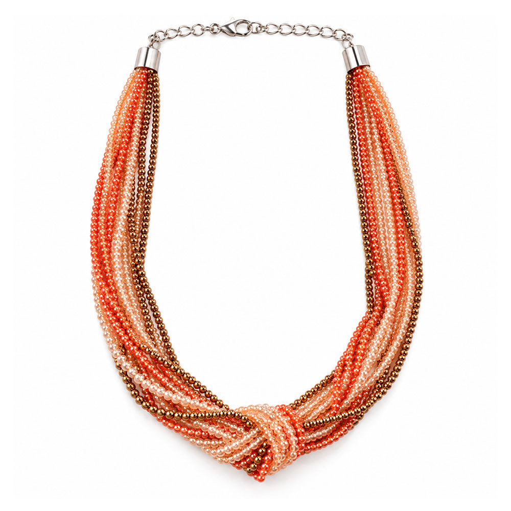 Bead Bloom- Beaded Statement Neckpiece