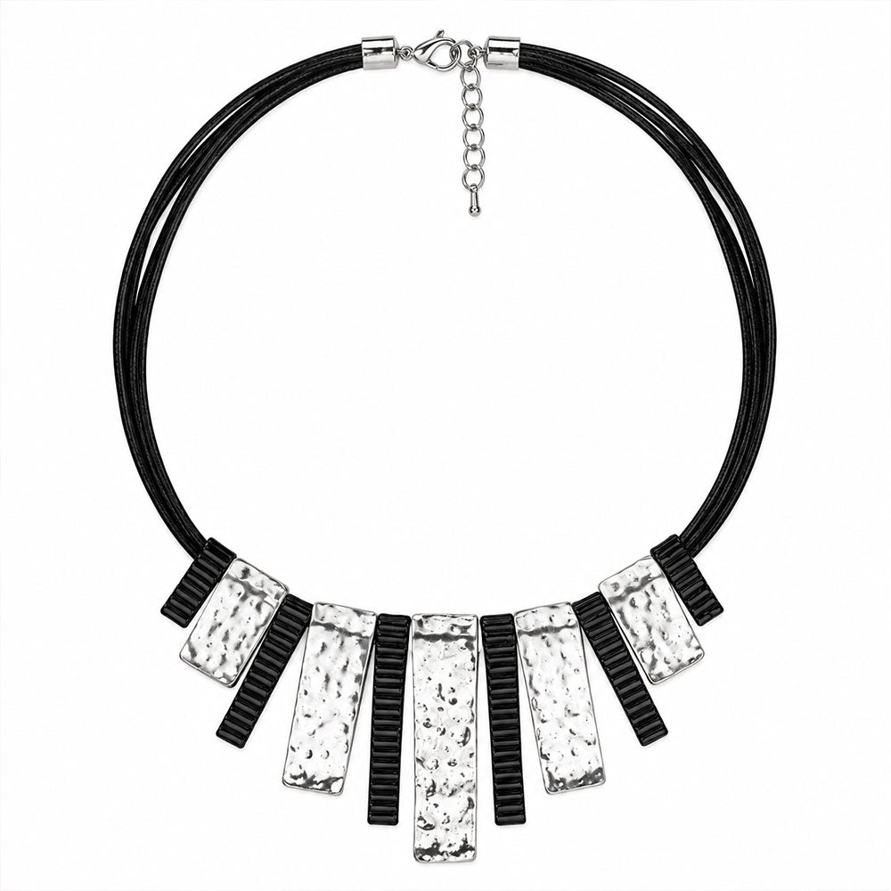 Vivid Bloom- Metallic charms statement neckpiece