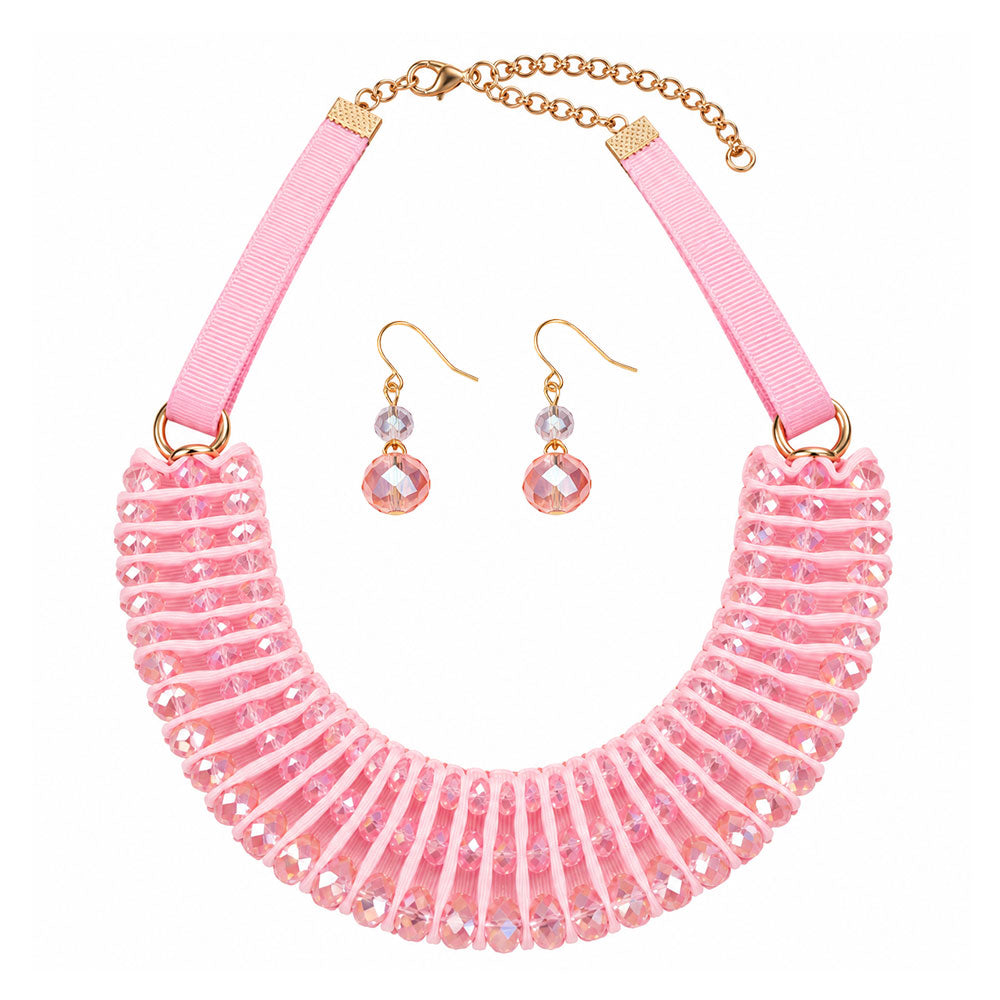 Divine Drape- Stone studded Statement Neckpiece