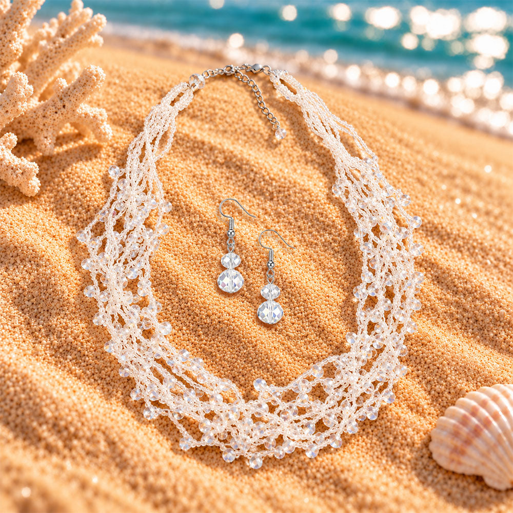 Heritage Glow- Pearl Studded Statement neckpiece