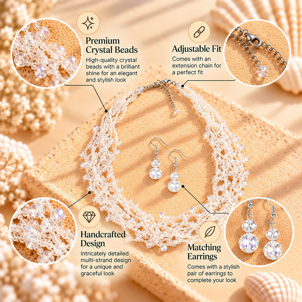 Heritage Glow- Pearl Studded Statement neckpiece