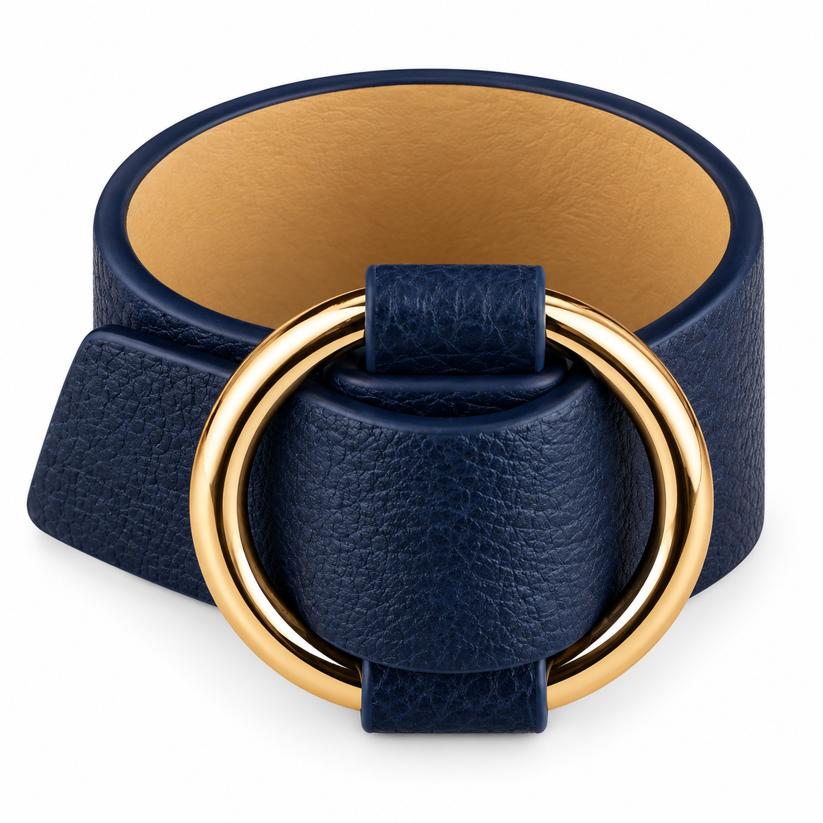 Earthen Knot- Statement Leather bracelet