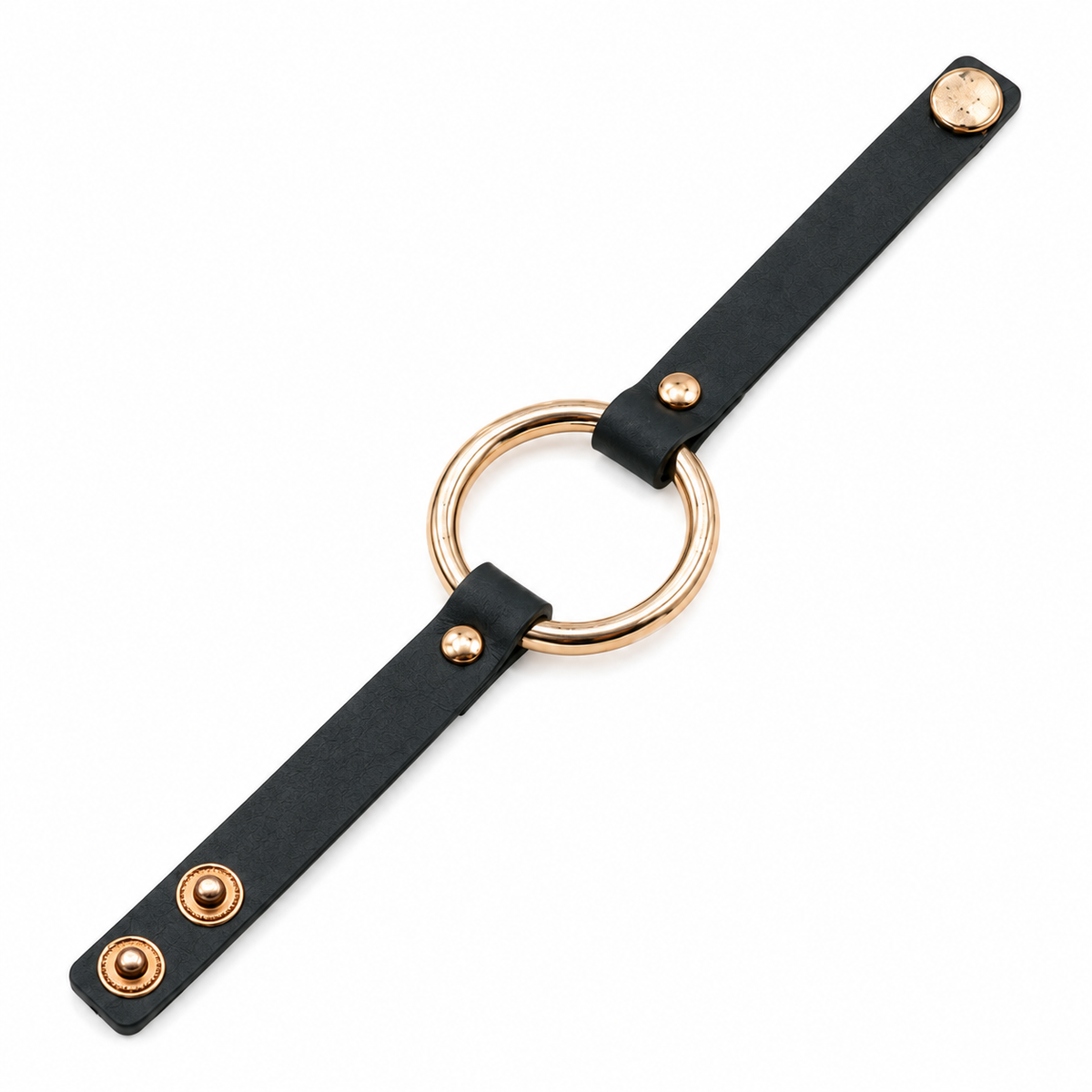 Rust Loop- Statement Leather bracelet