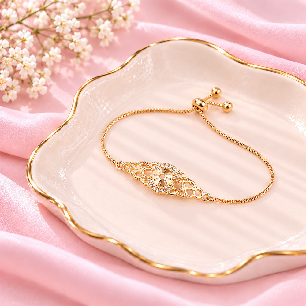 Contour Band- Golden Sleek Bracelet