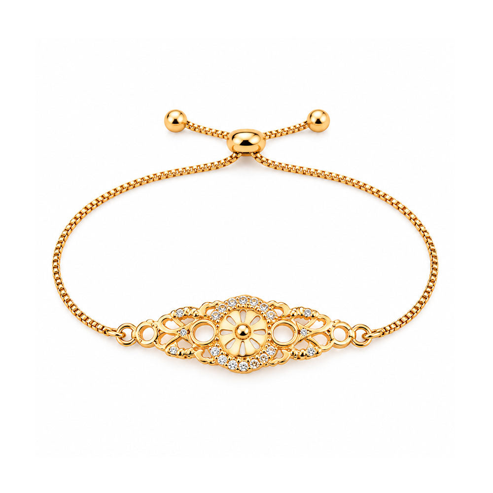 Contour Band- Golden Sleek Bracelet