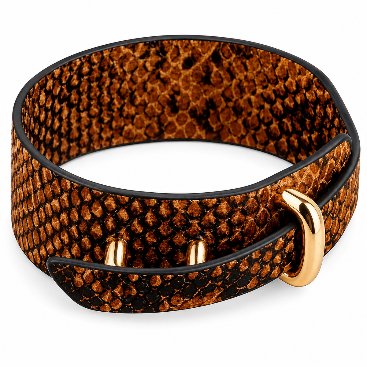 Desert Leather Thread- Statement Leather Bracelet