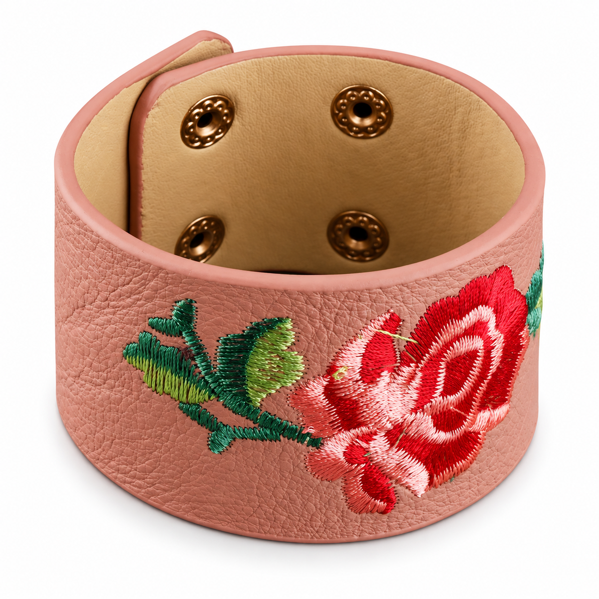 Bare Leather Bond- Statement Leather Bracelet