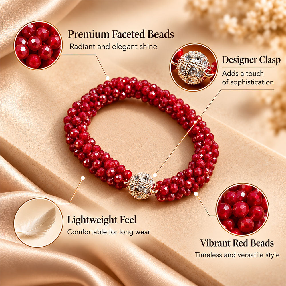 Scales and slays- Stone studded statement Bracelet