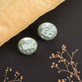 Coral stone- Stud earrings