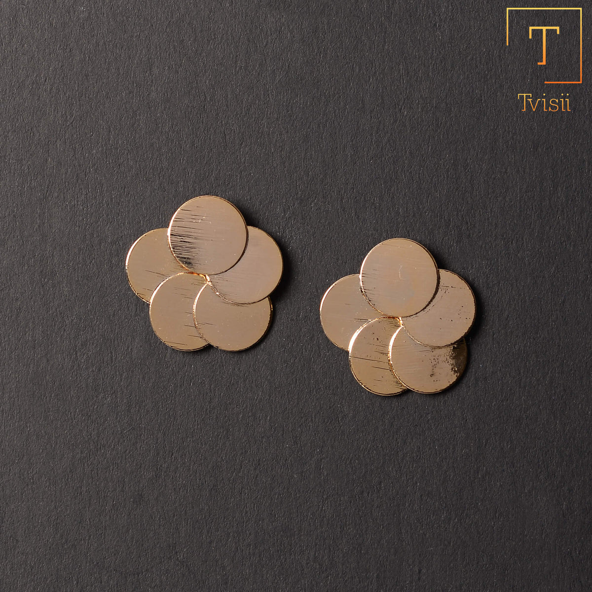 Lustre Dot- Stone studded stud earrings