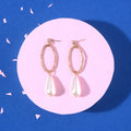 Pop Shapes- Ganging Pearl Dangler earrings