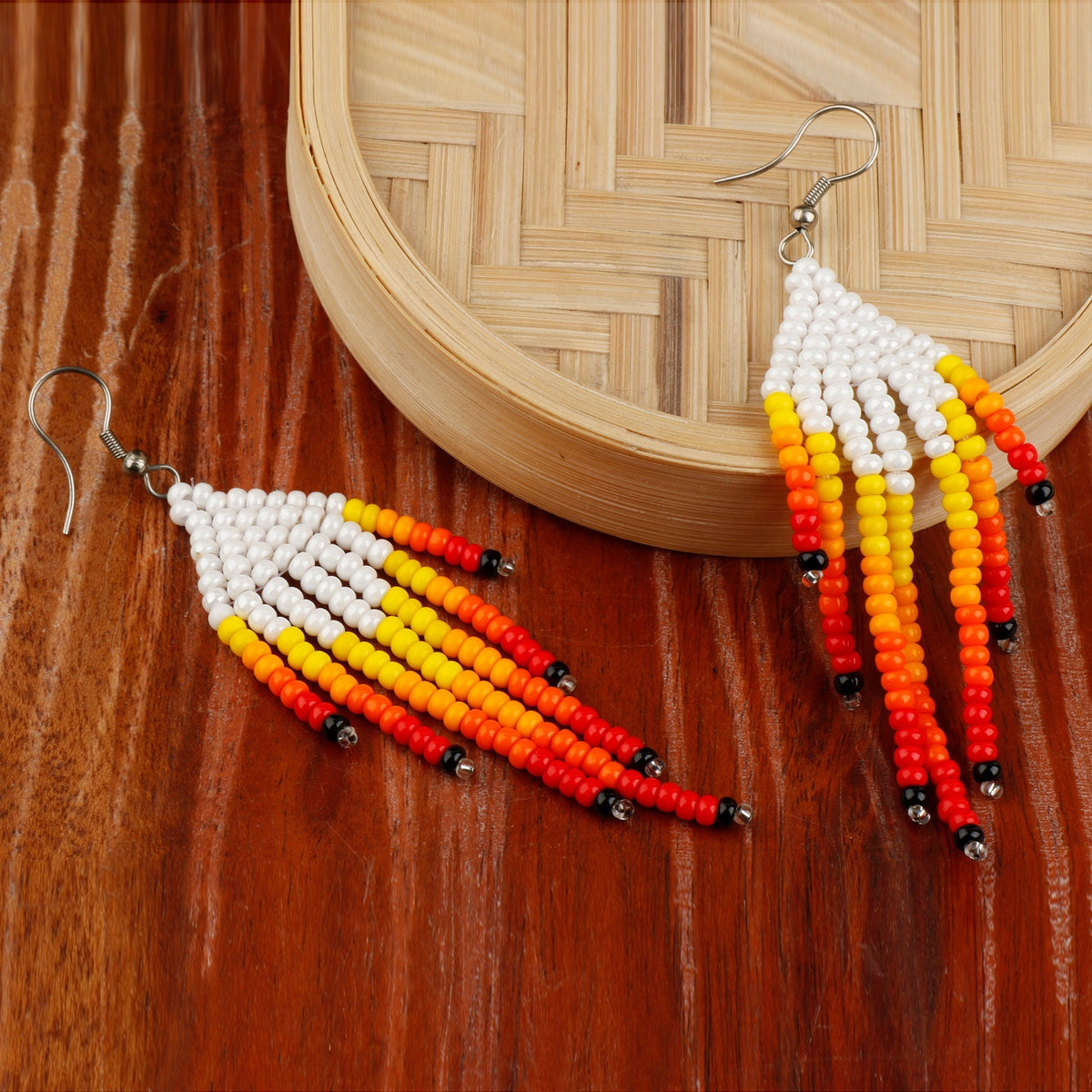 Bead Pop- Beaded dangler earrings
