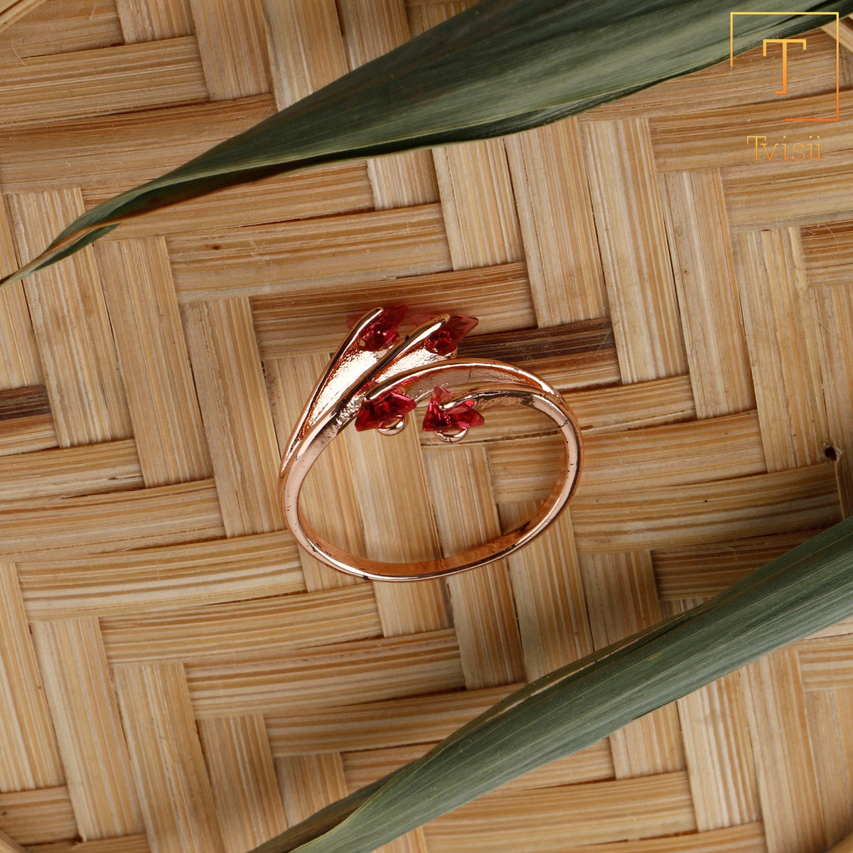 Eternal Shine- Stone studded metal ring