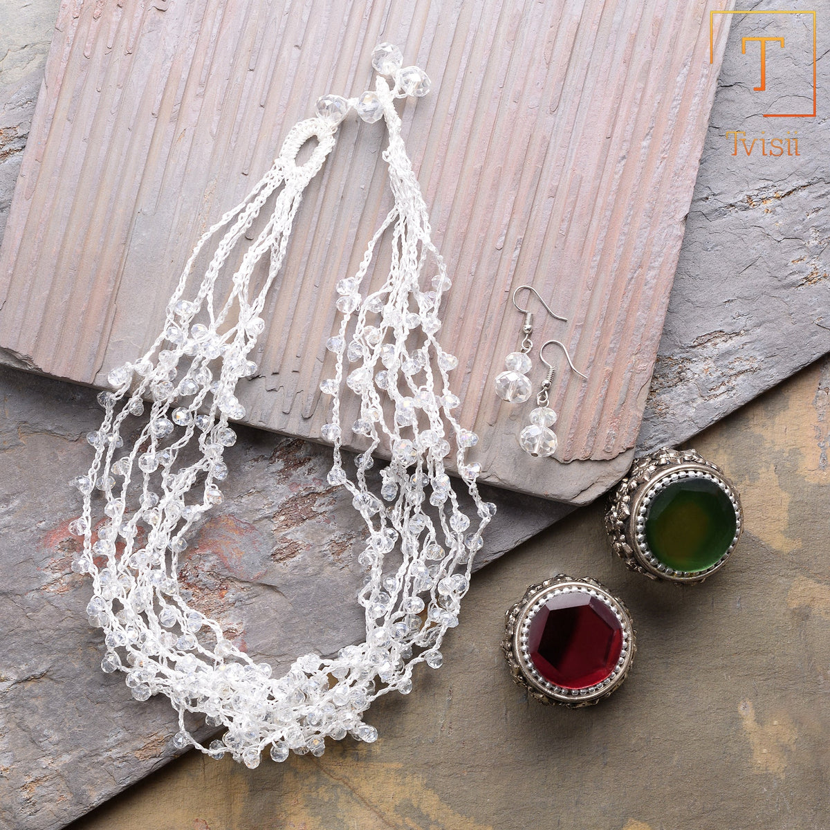 Heritage Glow- Pearl Studded Statement neckpiece