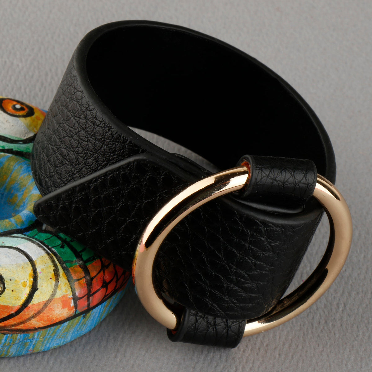 Bound Line- Statement Leather bracelet