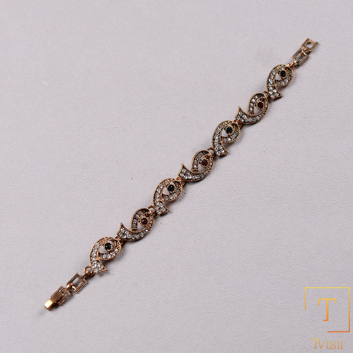 Refined Line- Sleek golden bracelet