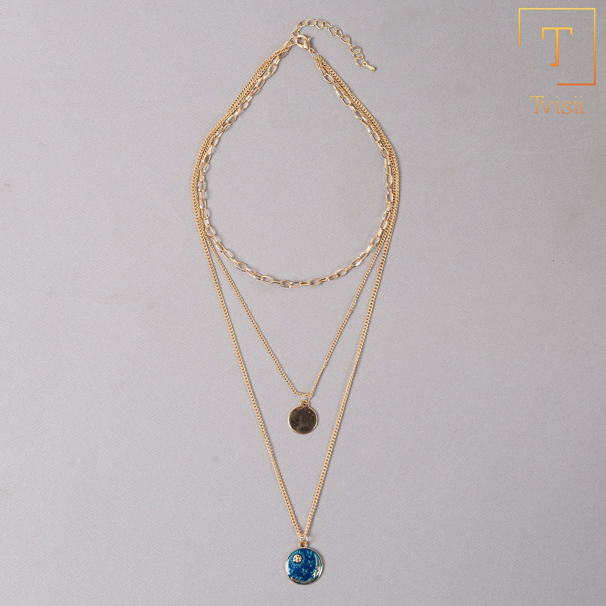 Golden Hour- golden  layered necklace